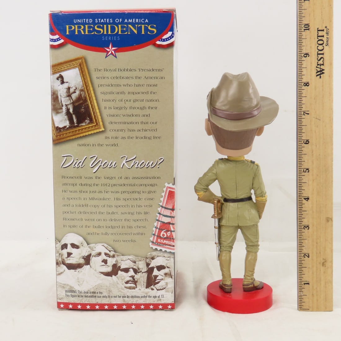 Roosevelt, Edison & Einstein Bobble Head Nodders - 4