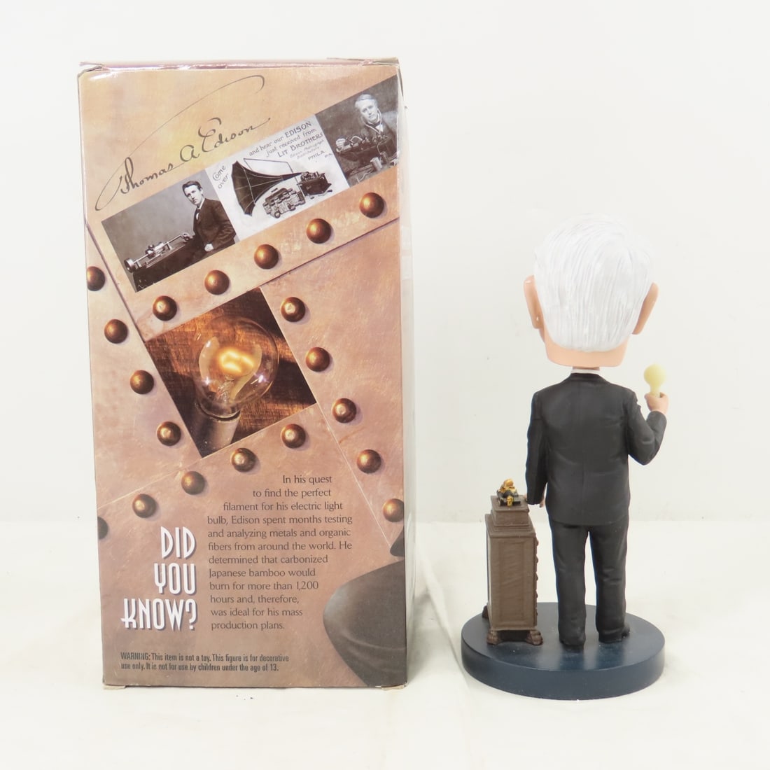 Roosevelt, Edison & Einstein Bobble Head Nodders - 8