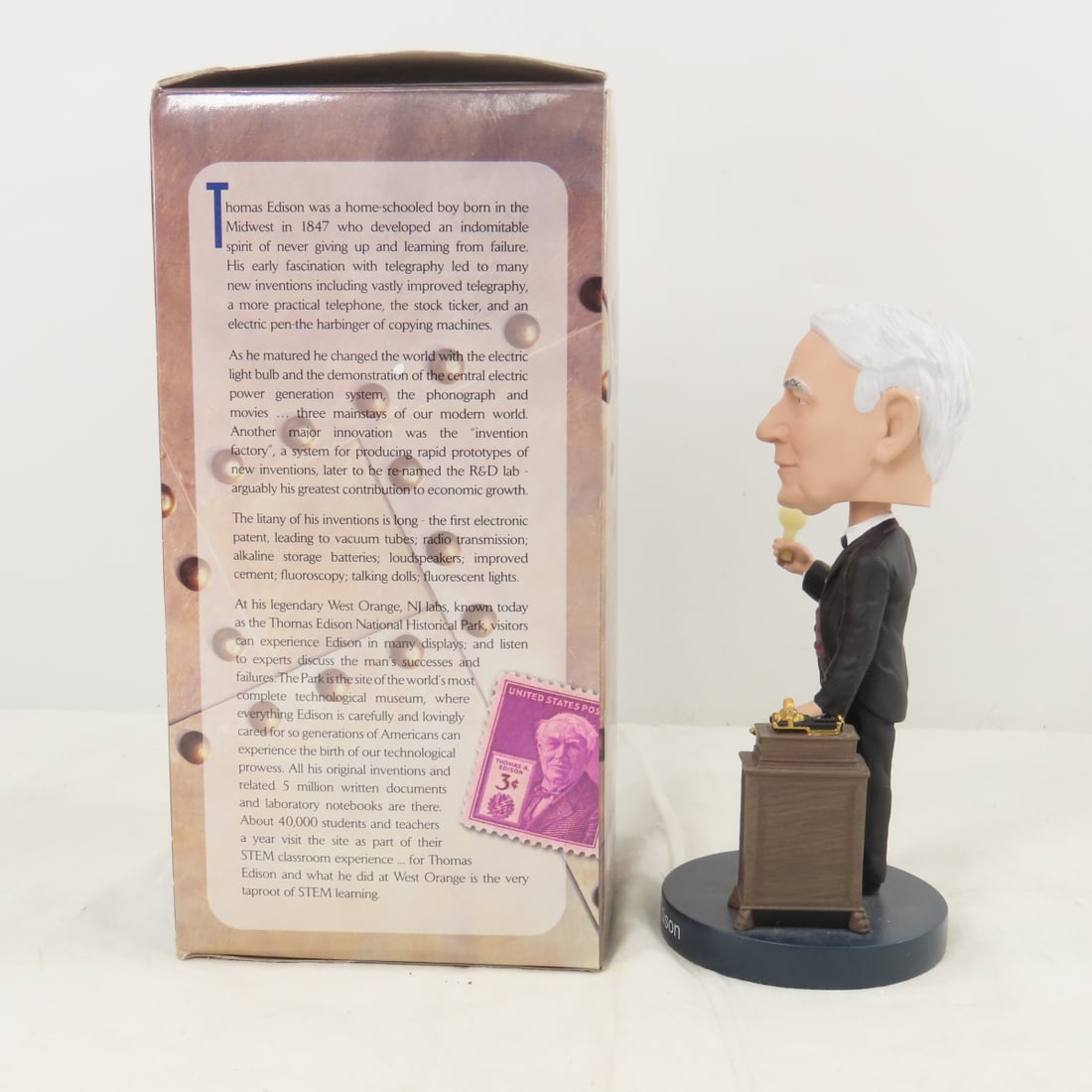 Roosevelt, Edison & Einstein Bobble Head Nodders - 9