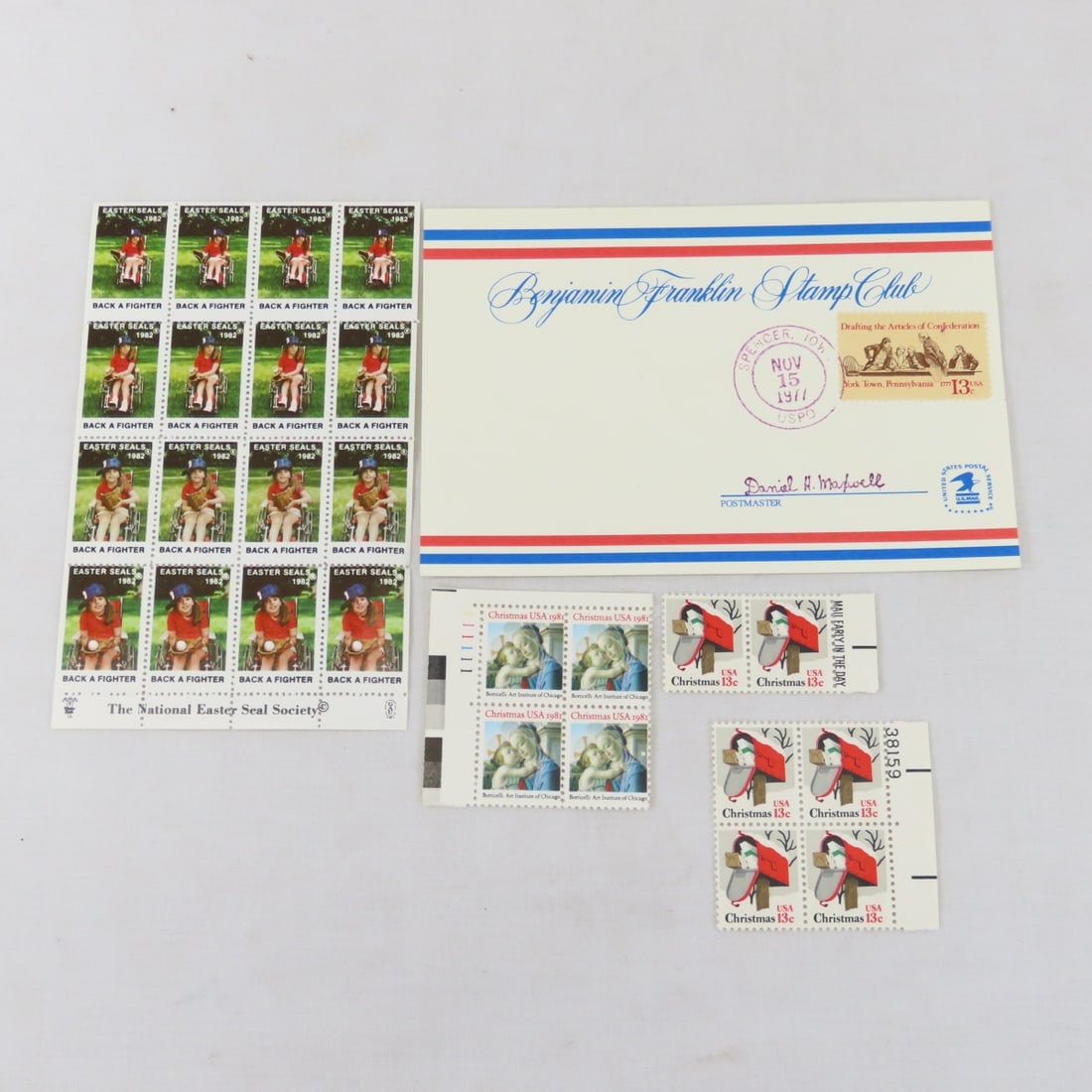 US Mint Stamps, Plate Blocks, Full Sheets - 16