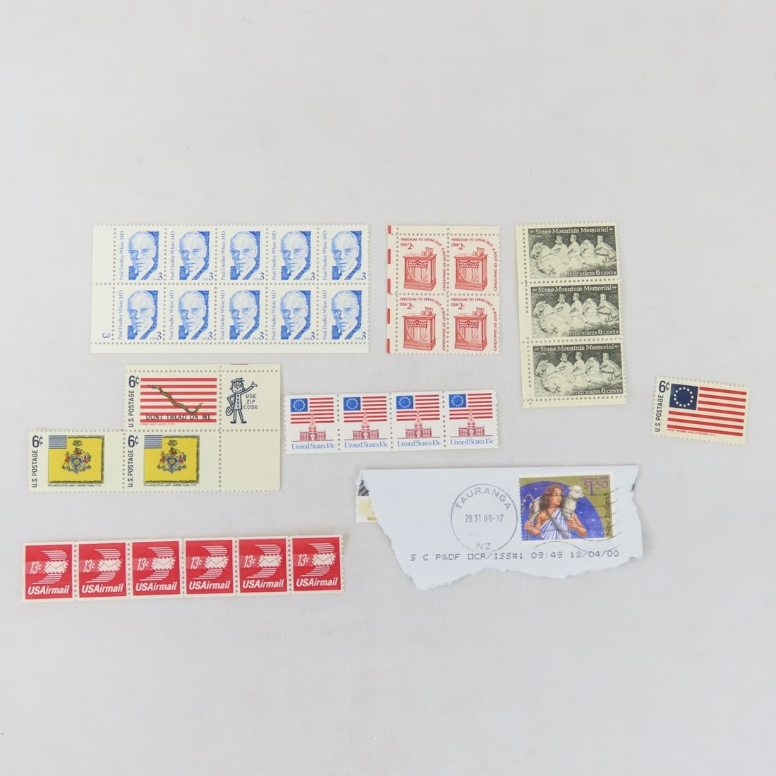 US Mint Stamps, Plate Blocks, Full Sheets - 17