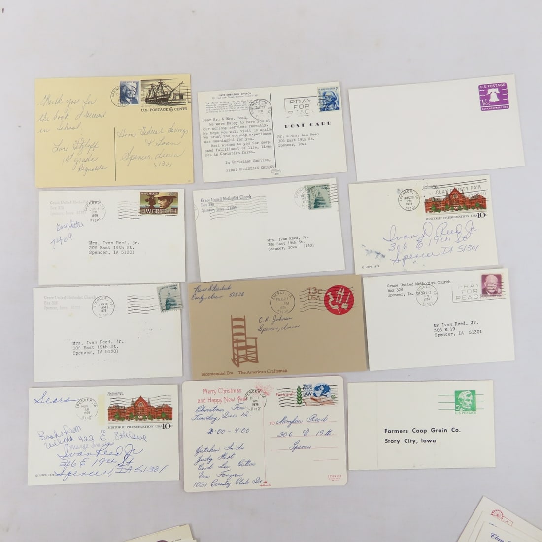 US Mint Stamps, Plate Blocks, Full Sheets - 4