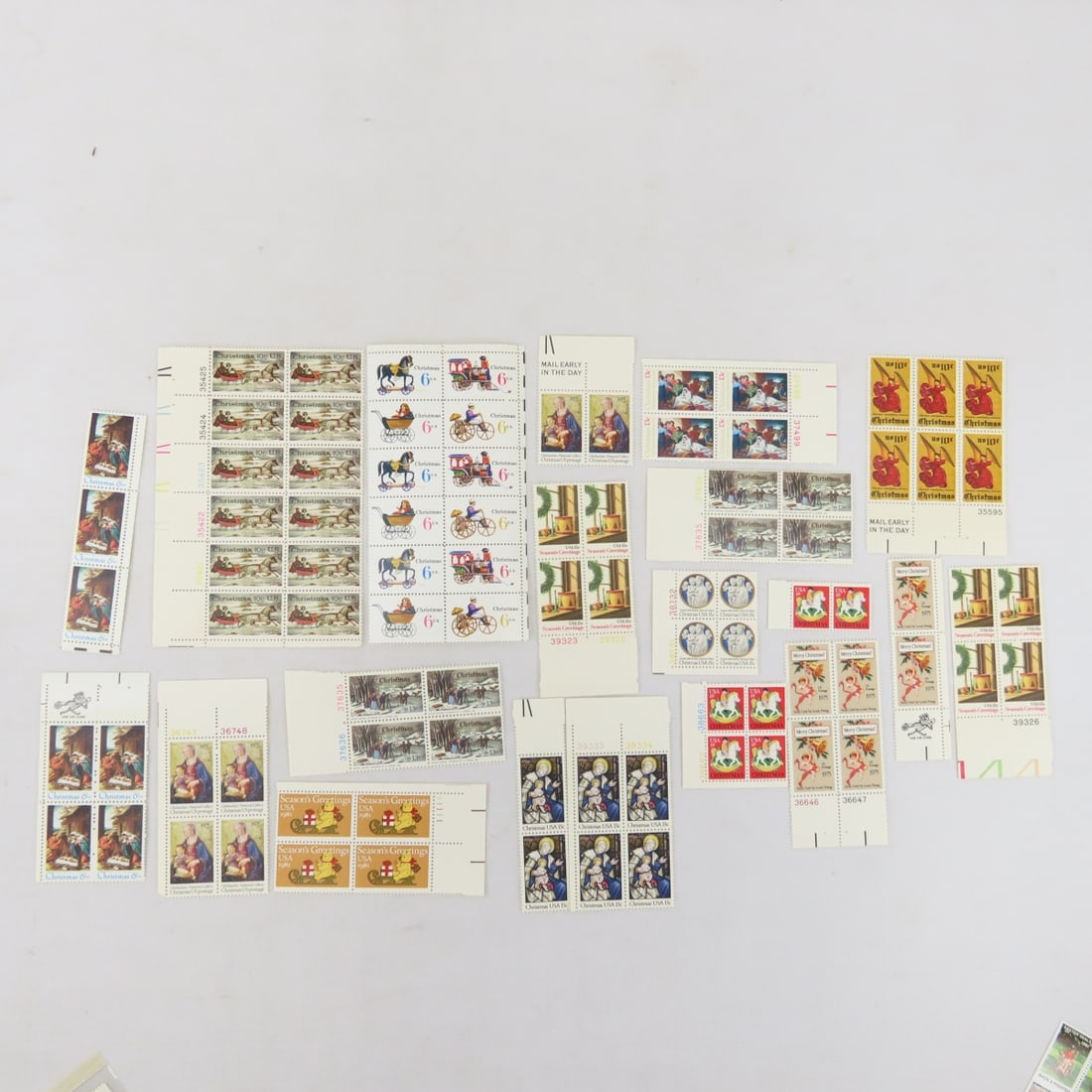 US Mint Stamps, Plate Blocks, Full Sheets - 9