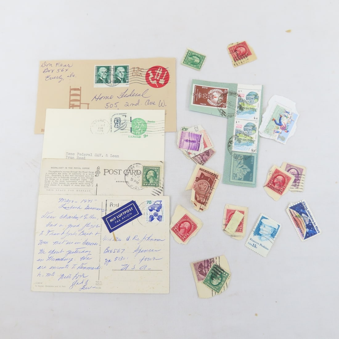US & Foreign Stamps & Books, Postcards & More - 13
