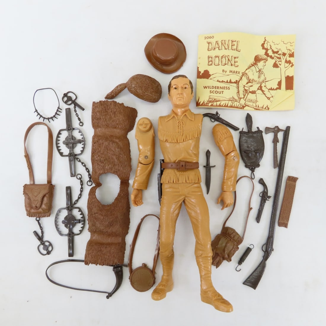 Marx Johnny West x2, Daniel Boone, Cherokee - 12