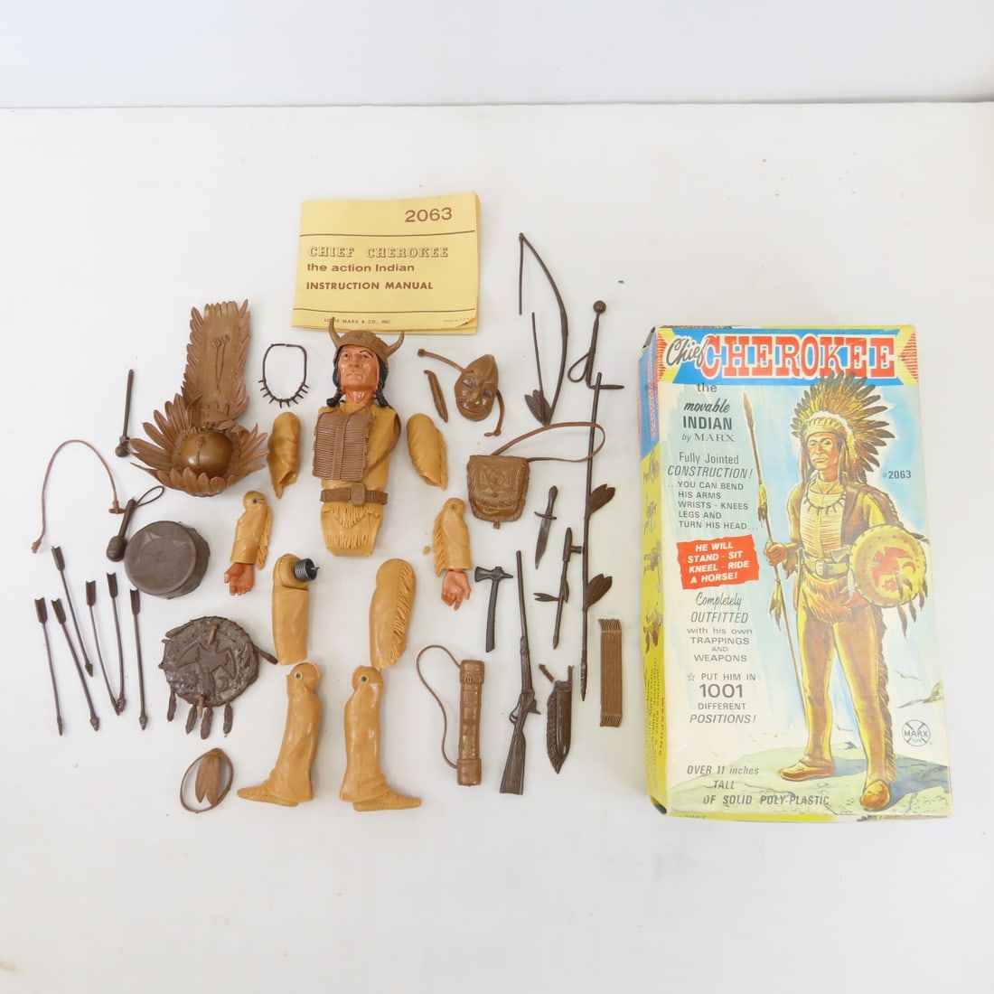 Marx Johnny West x2, Daniel Boone, Cherokee - 5