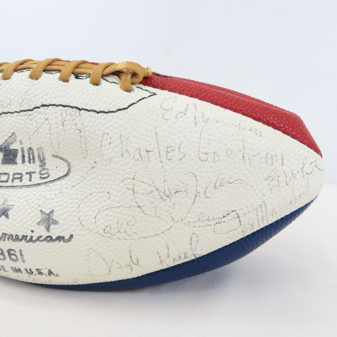 1972 MN Vikings Team Signed Football - 5