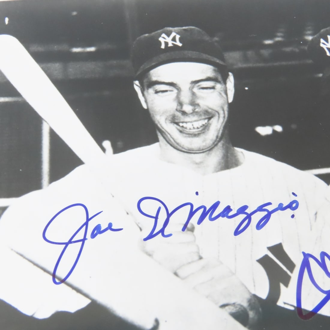 Joe DiMaggio And Mickey Mantle Autographed Photo - 3