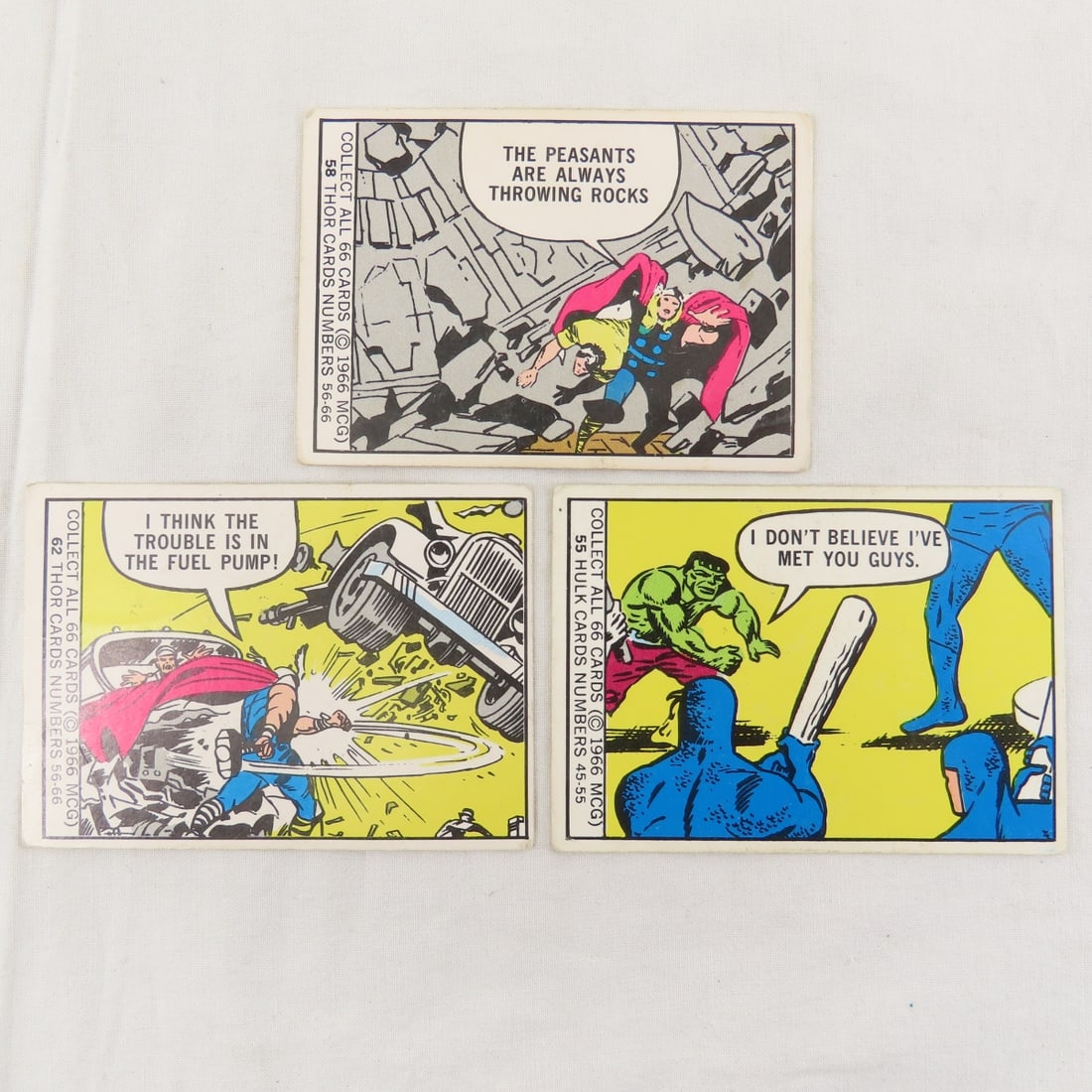 22 1966 Donruss Marvel Super Hero Cards - 10