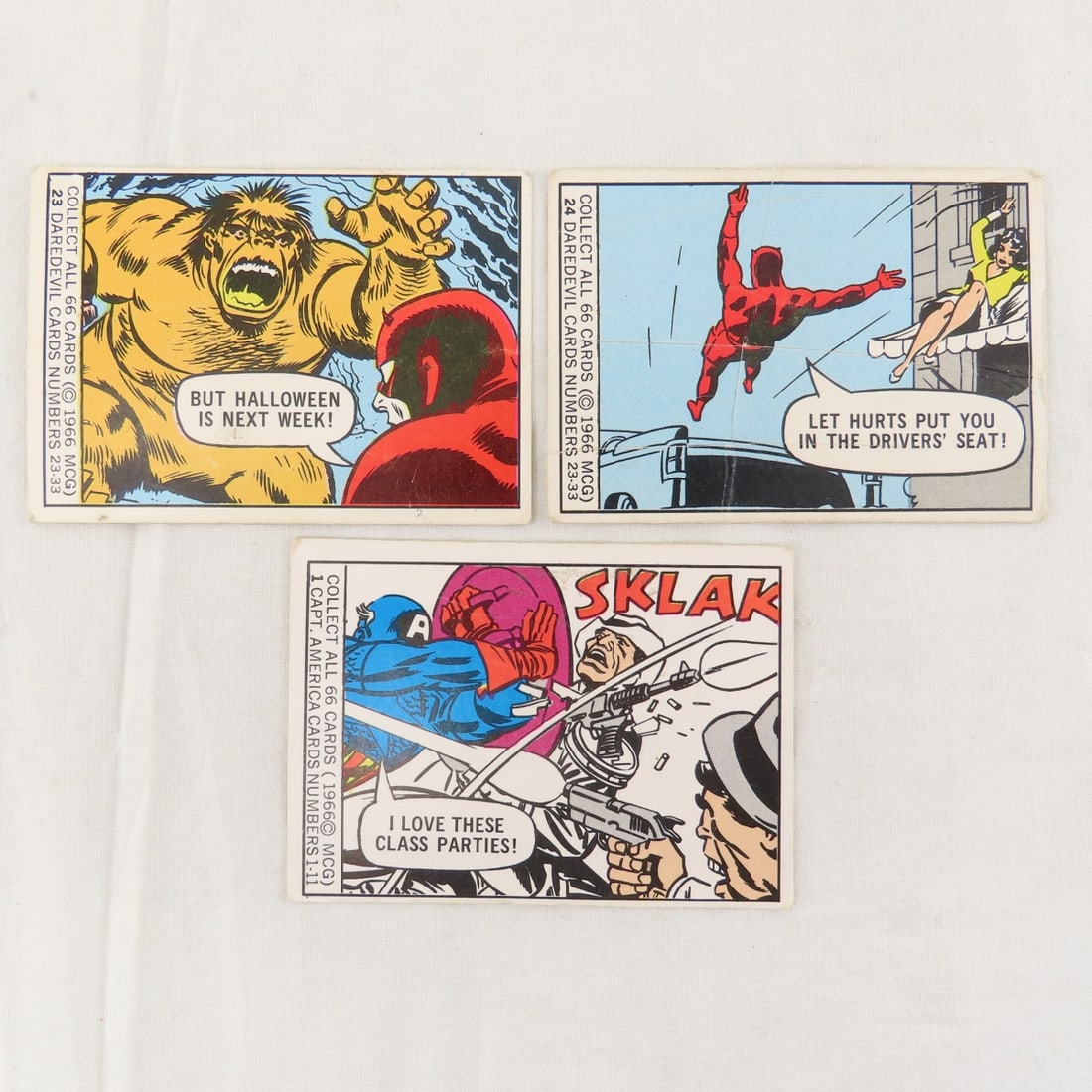 22 1966 Donruss Marvel Super Hero Cards - 8