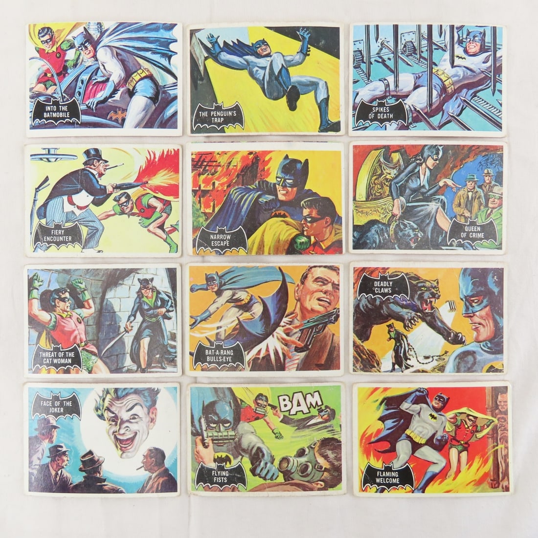 55 1966 Batman Trading Cards & 7 Green Lantern - 6