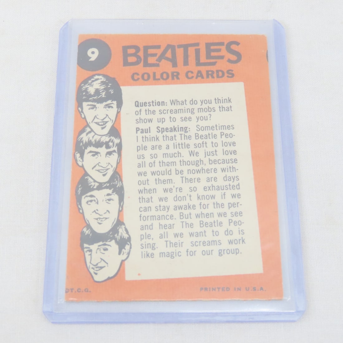 13 1964 Topps Beatles Cards - 11