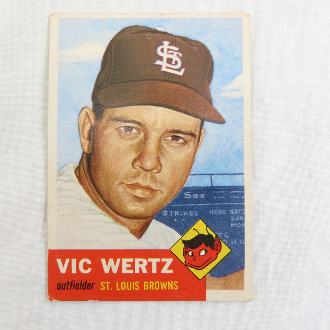 10 Sharp 1953 Topps Baseball Cards - 6