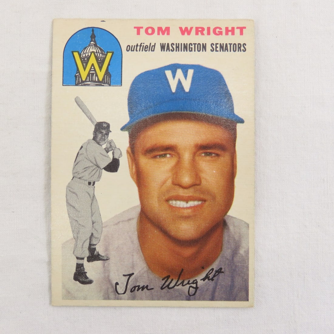 10 Sharp 1954 Topps Baseball Cards - 10
