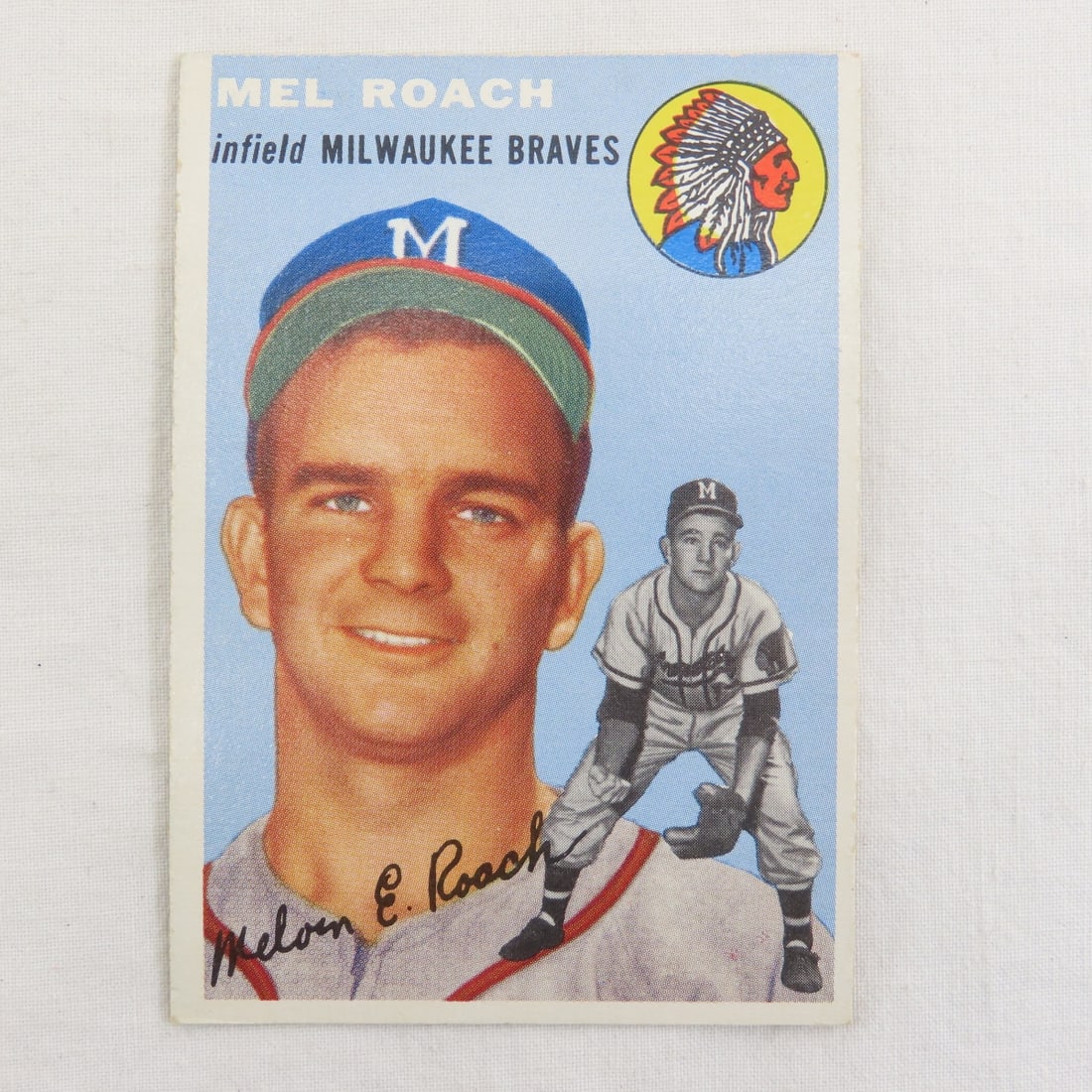 10 Sharp 1954 Topps Baseball Cards - 16