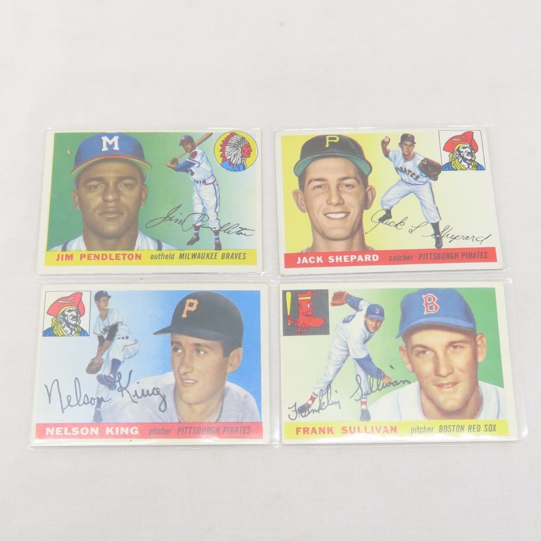 21 Sharp 1955 Topps Baseball Cards - 2