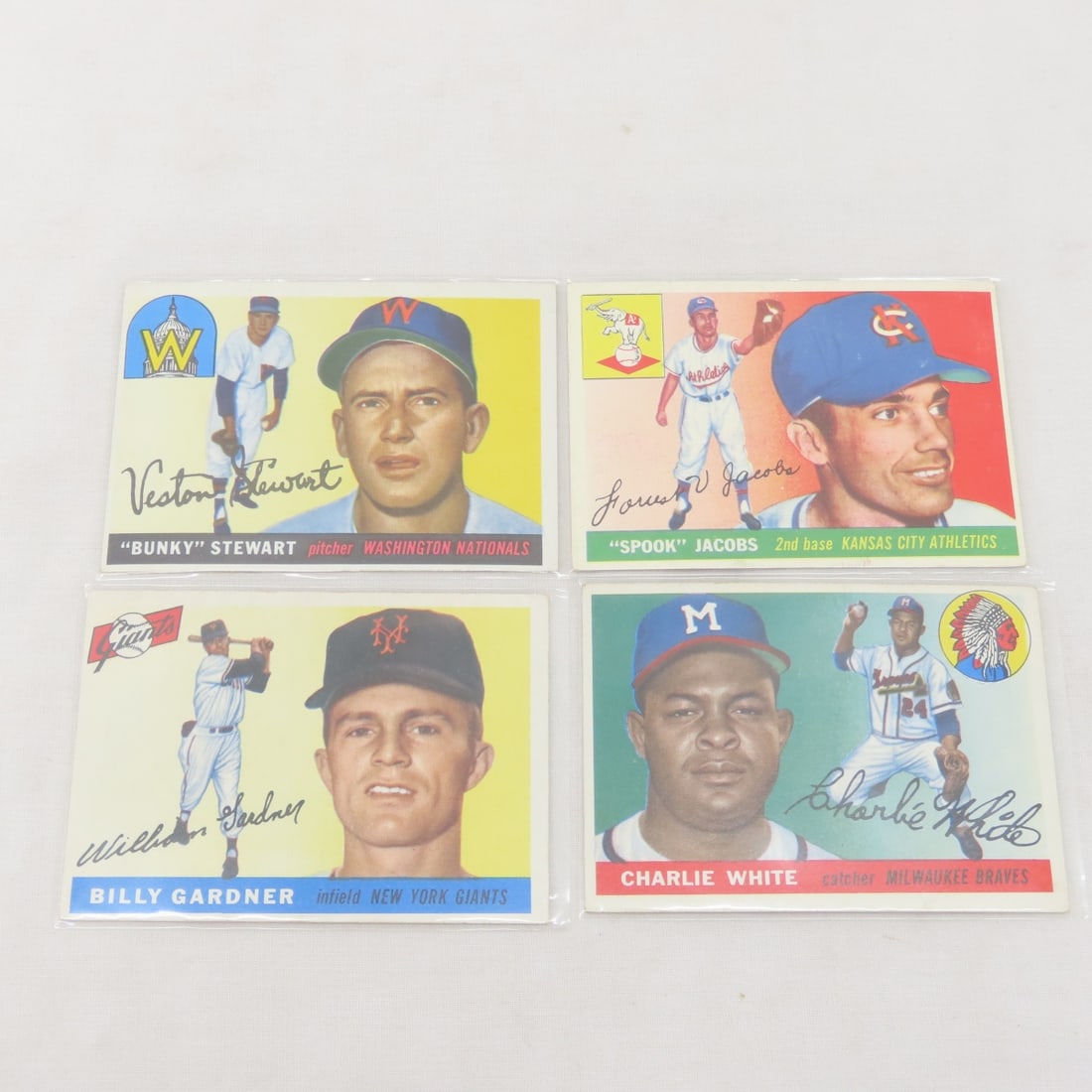 21 Sharp 1955 Topps Baseball Cards - 4