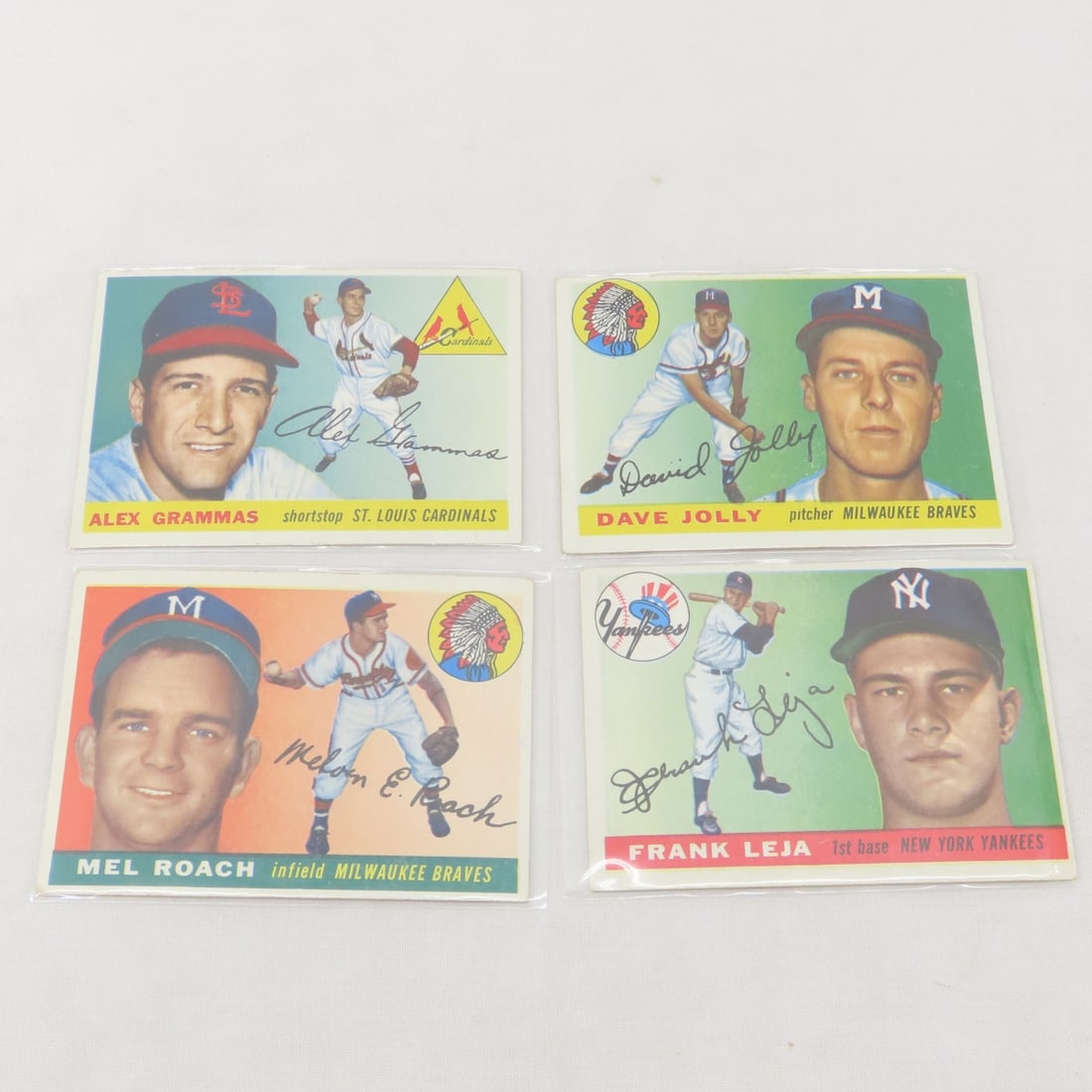 21 Sharp 1955 Topps Baseball Cards - 6