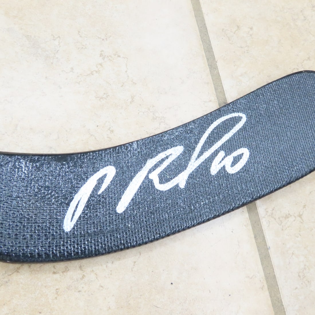 Pavel Bure Game Used Autographed Hockey Stick - 2