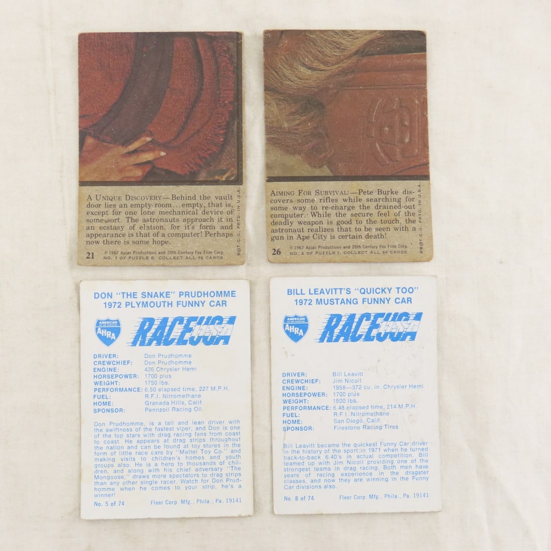 Grease & Other 70-80's Movie & TV Trading Cards - 14