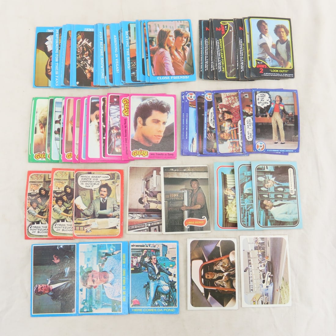 Grease & Other 70-80's Movie & TV Trading Cards (1 of 14)
