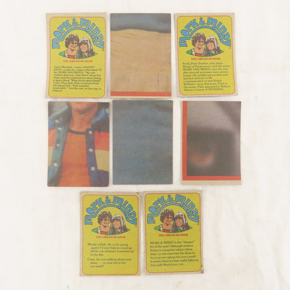 Grease & Other 70-80's Movie & TV Trading Cards - 3