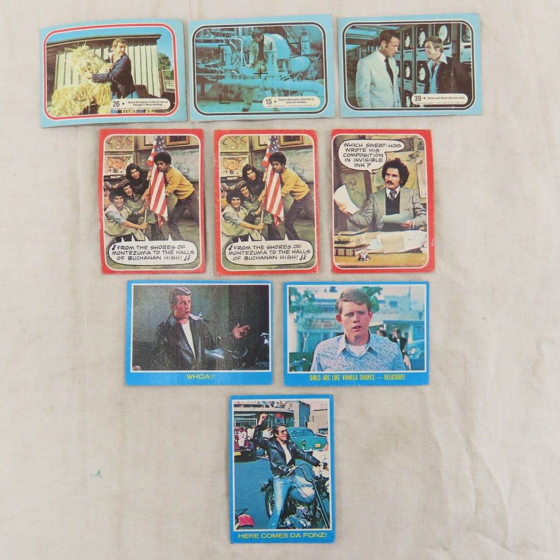 Grease & Other 70-80's Movie & TV Trading Cards - 4
