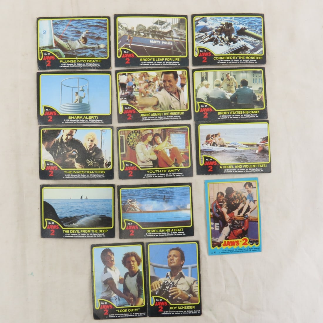 Grease & Other 70-80's Movie & TV Trading Cards - 8