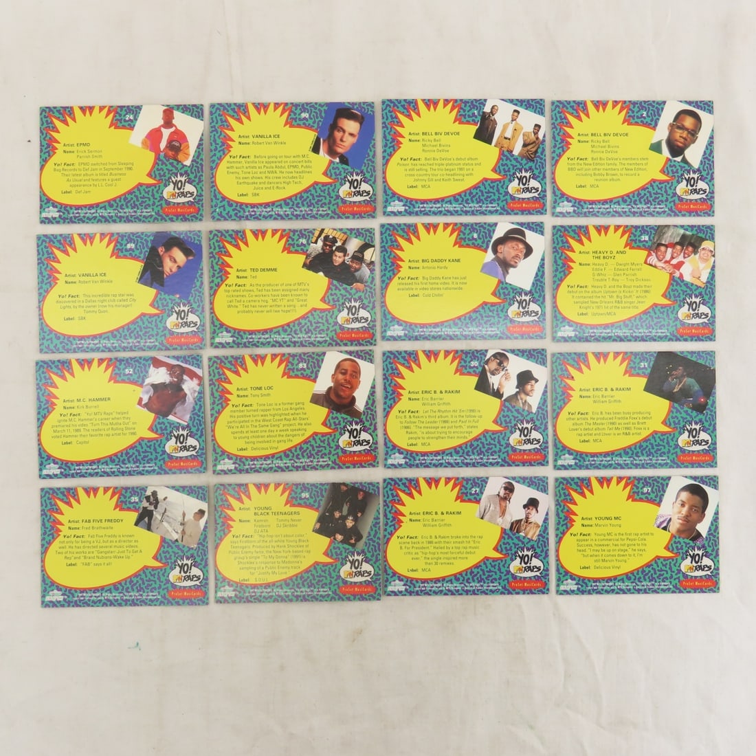 Batman & Other 80-90's Movie & TV Trading Cards - 16