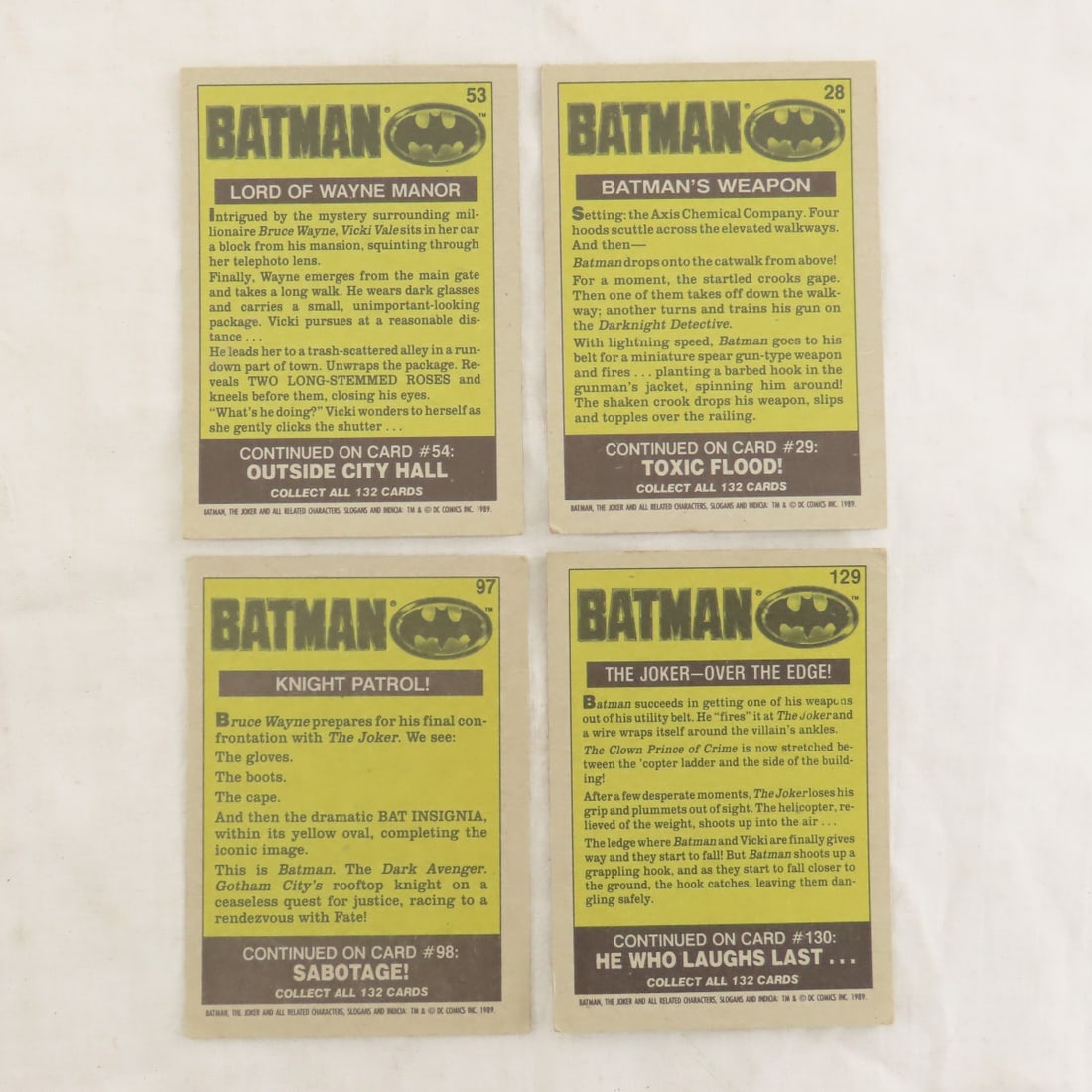Batman & Other 80-90's Movie & TV Trading Cards - 4