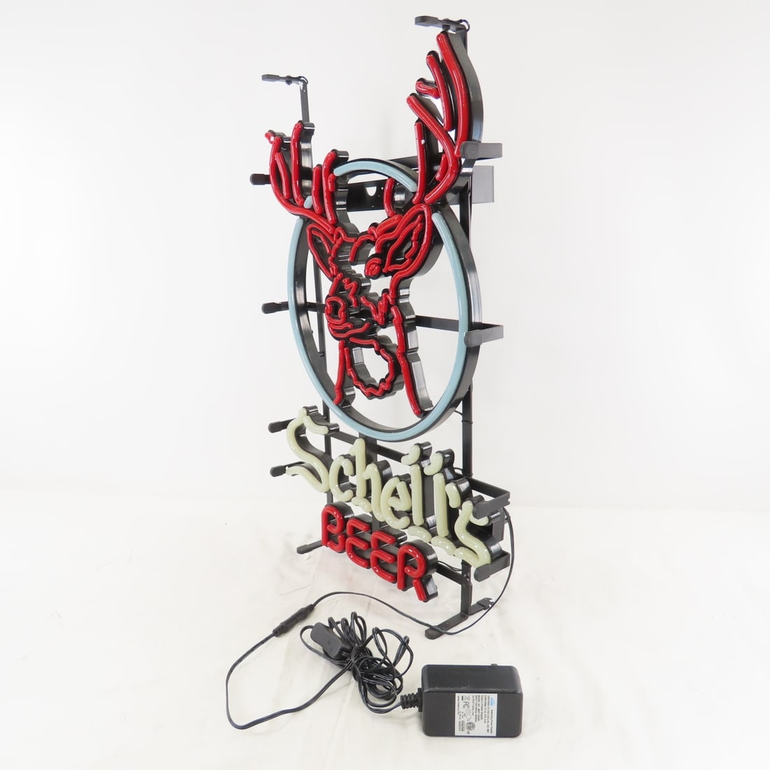 Schell's Beer Deer Head LEDNEON Bar Light, Working - 8