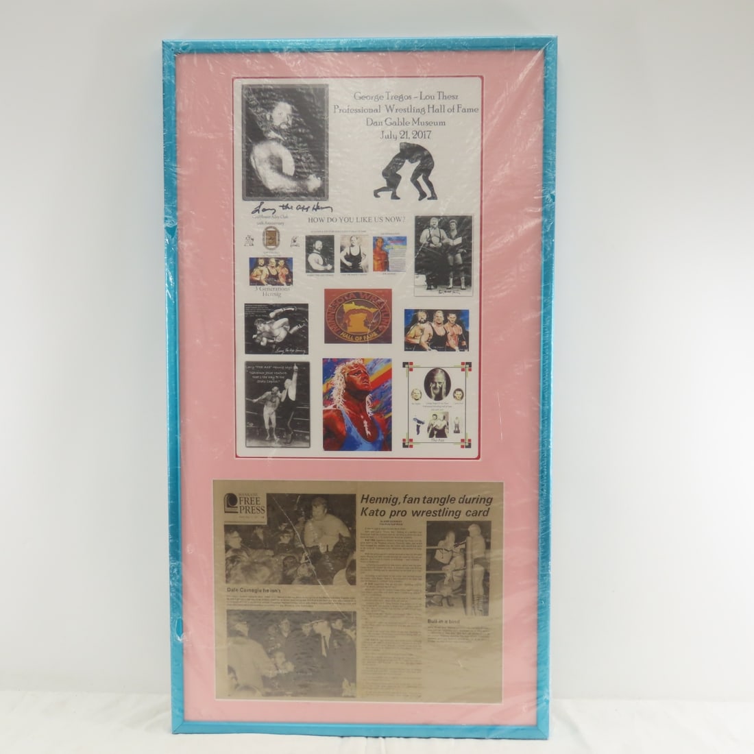 Larry Hennig, Crusher, Bruiser Framed Memorabilia - 9