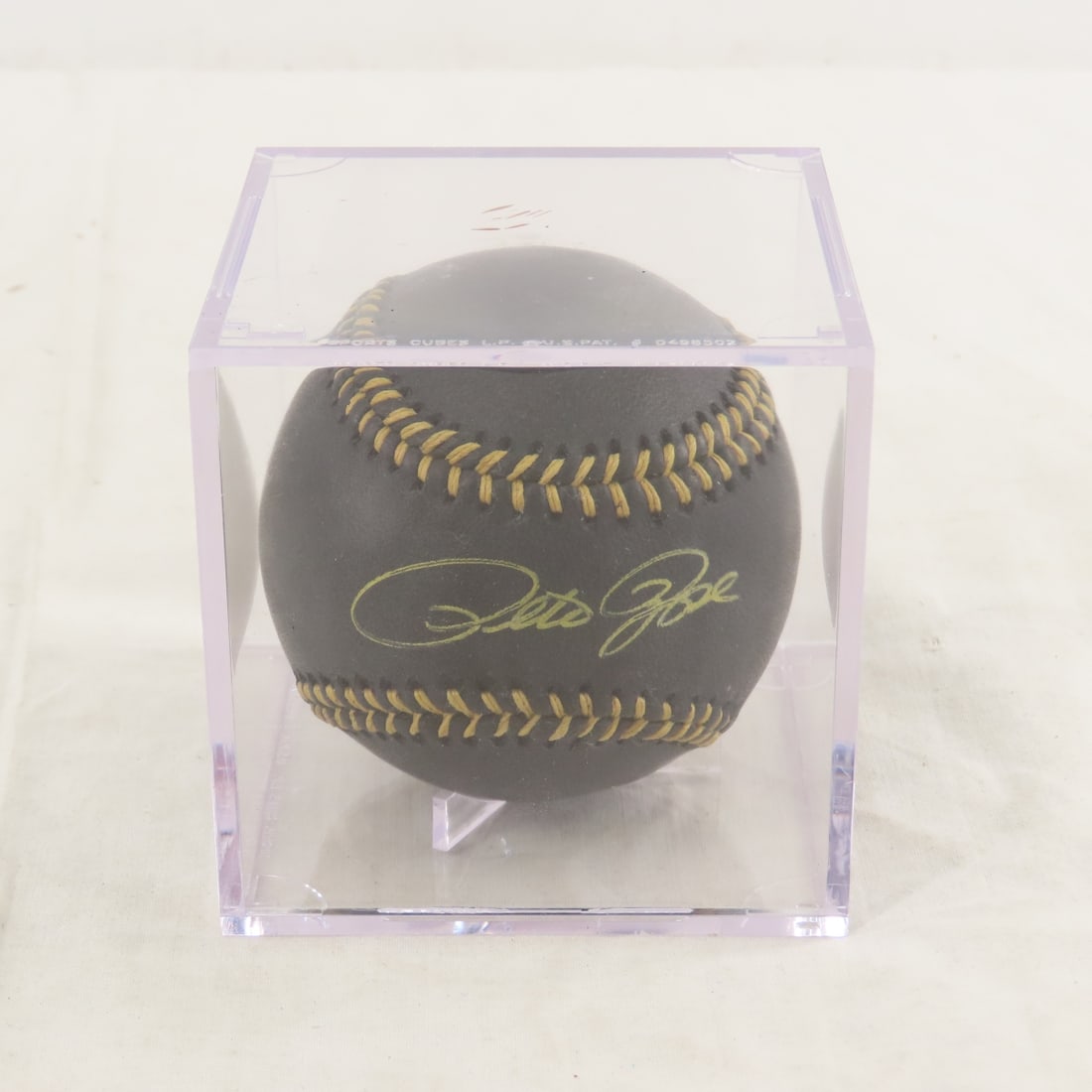 Signed Pete Rose Baseball, No COA: Signed Pete Rose Baseball, No COA - Lot Size: 4 x 4 x 4", 1 lb Photos are part of description. (Live Auctioneers only shows a max of 20 photos). Please ask questions and read terms & conditions