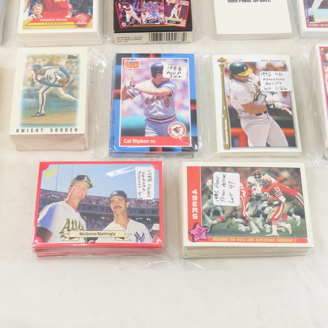 40+ Baseball Card Sets, many sealed - 10