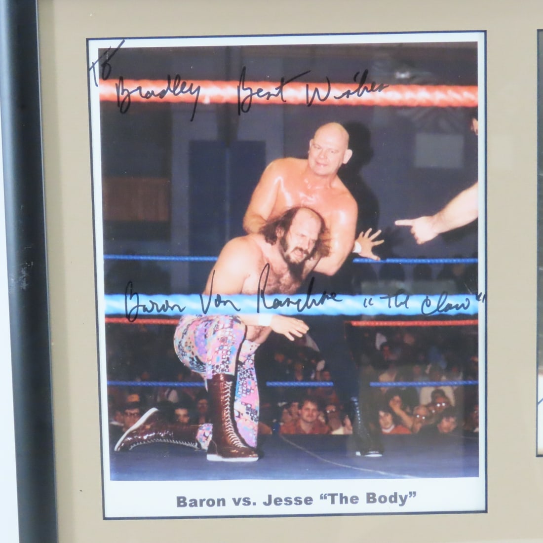 Signed AWA Wrestling Photos, Mad Dog, The Claw - 11