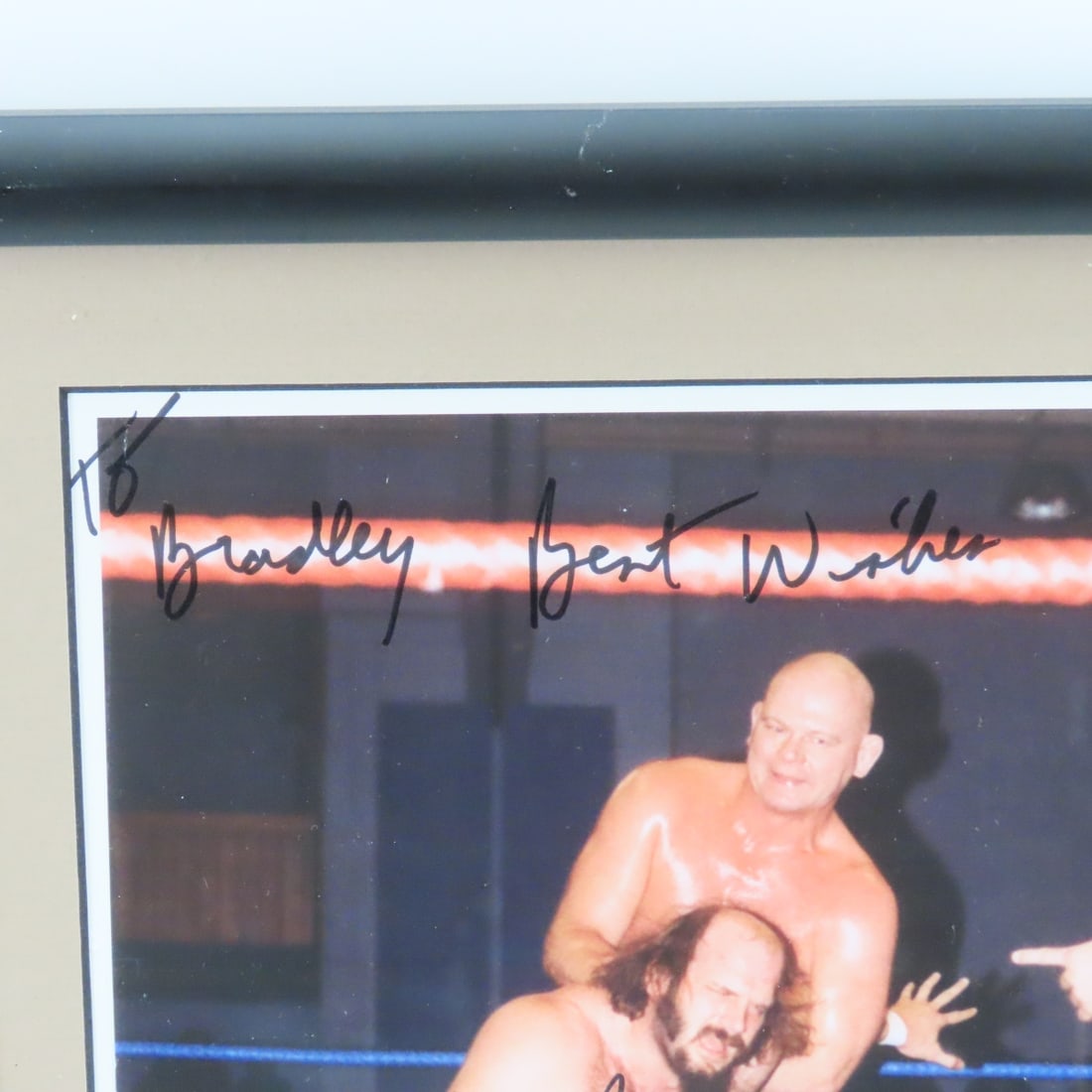 Signed AWA Wrestling Photos, Mad Dog, The Claw - 12
