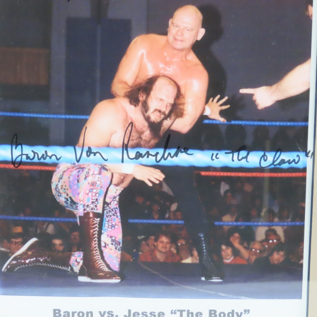 Signed AWA Wrestling Photos, Mad Dog, The Claw - 13