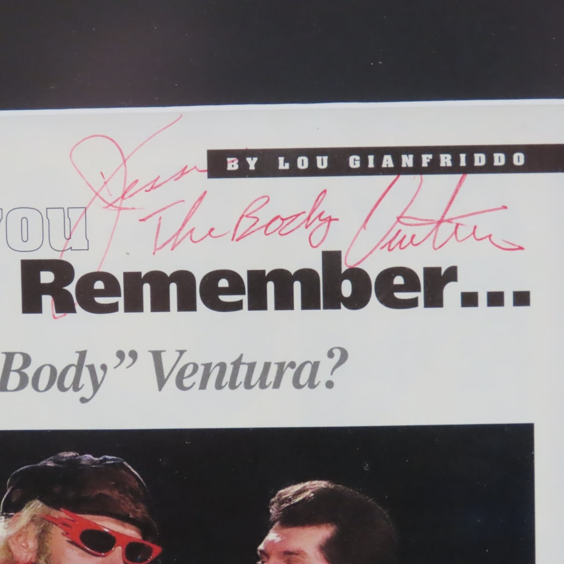 Signed AWA Wrestling Photos, Mad Dog, The Claw - 4