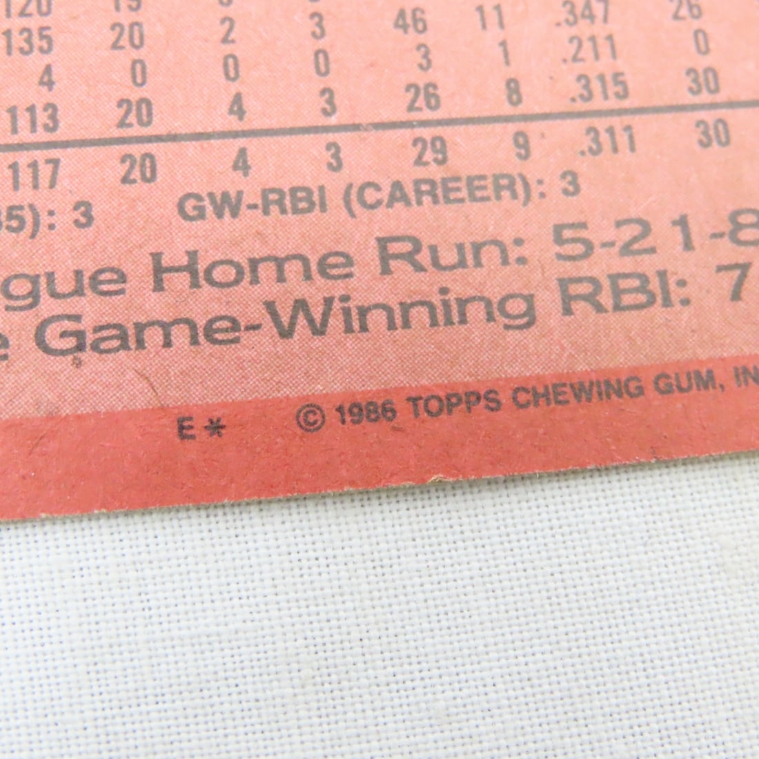 150+ Near Mint 1986 Topps Baseball Card- Henderson - 12