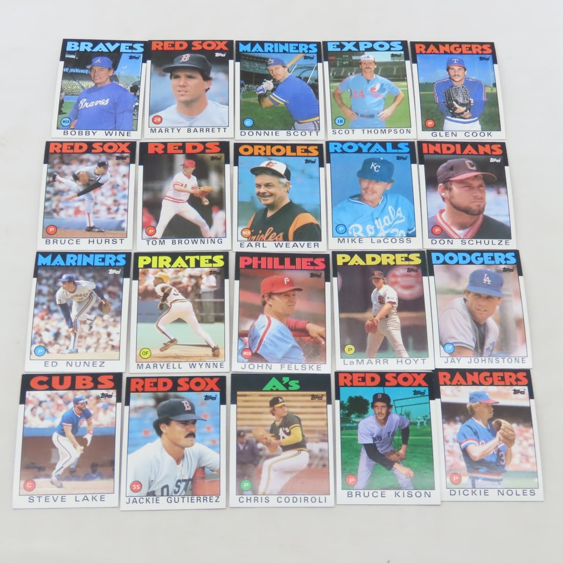 150+ Near Mint 1986 Topps Baseball Card- Henderson - 7