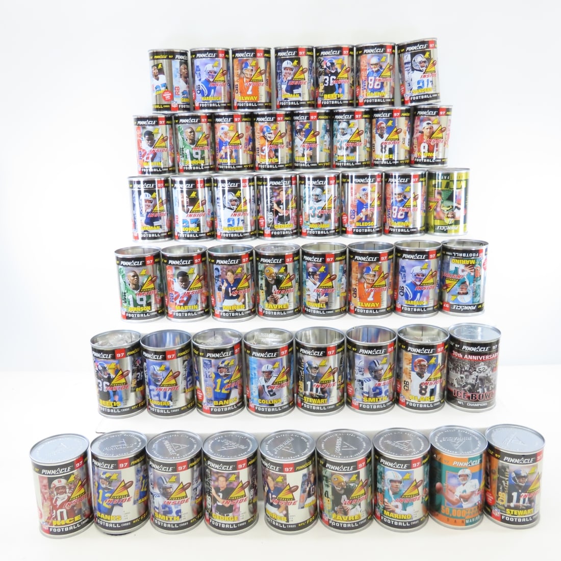 1997 Pinnacle Football Cans & More - 3