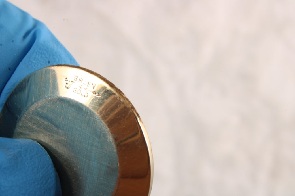 1950 17J 14K Gold Gruen Wind Wristwatch Working - 10