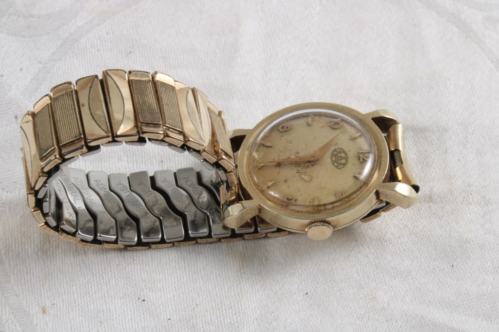 1950 17J 14K Gold Gruen Wind Wristwatch Working (1 of 12)