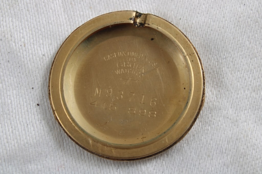 1950 17J 14K Gold Gruen Wind Wristwatch Working - 9