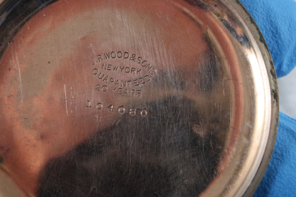 Agassiz 17 Jewel Pocket Watch 20 Yr Case Working - 13