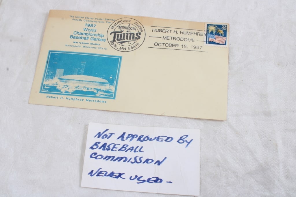 1945 WW2 Ernie Pyle Program, '87 Baseball Stamp - 13