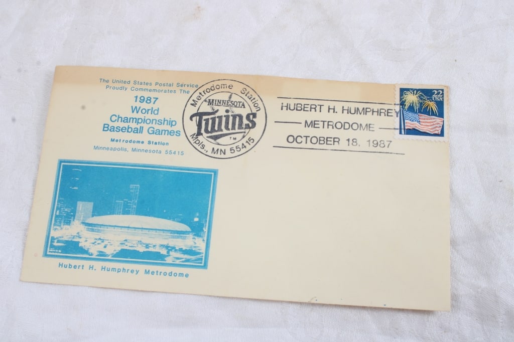 1945 WW2 Ernie Pyle Program, '87 Baseball Stamp - 14