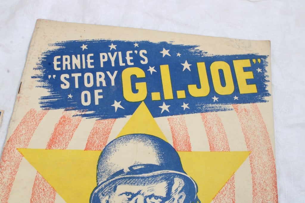 1945 WW2 Ernie Pyle Program, '87 Baseball Stamp - 2