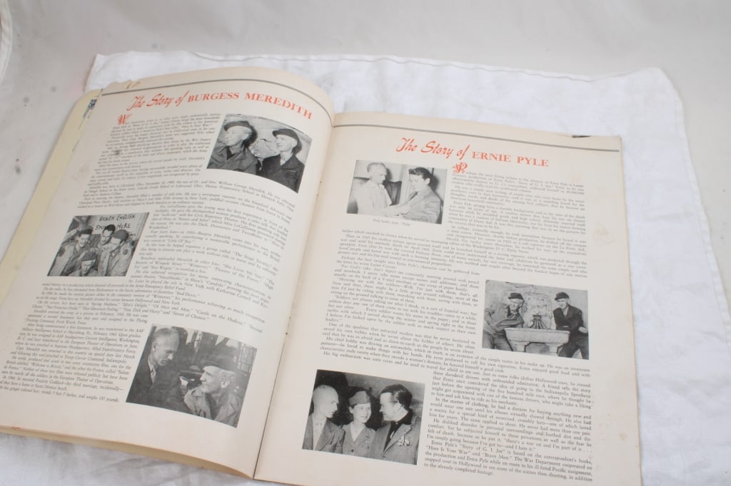1945 WW2 Ernie Pyle Program, '87 Baseball Stamp - 8
