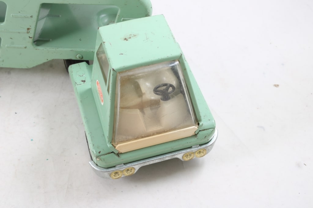 '60s Tonka Auto Transport w/2 '63 Corvette Cars - 5